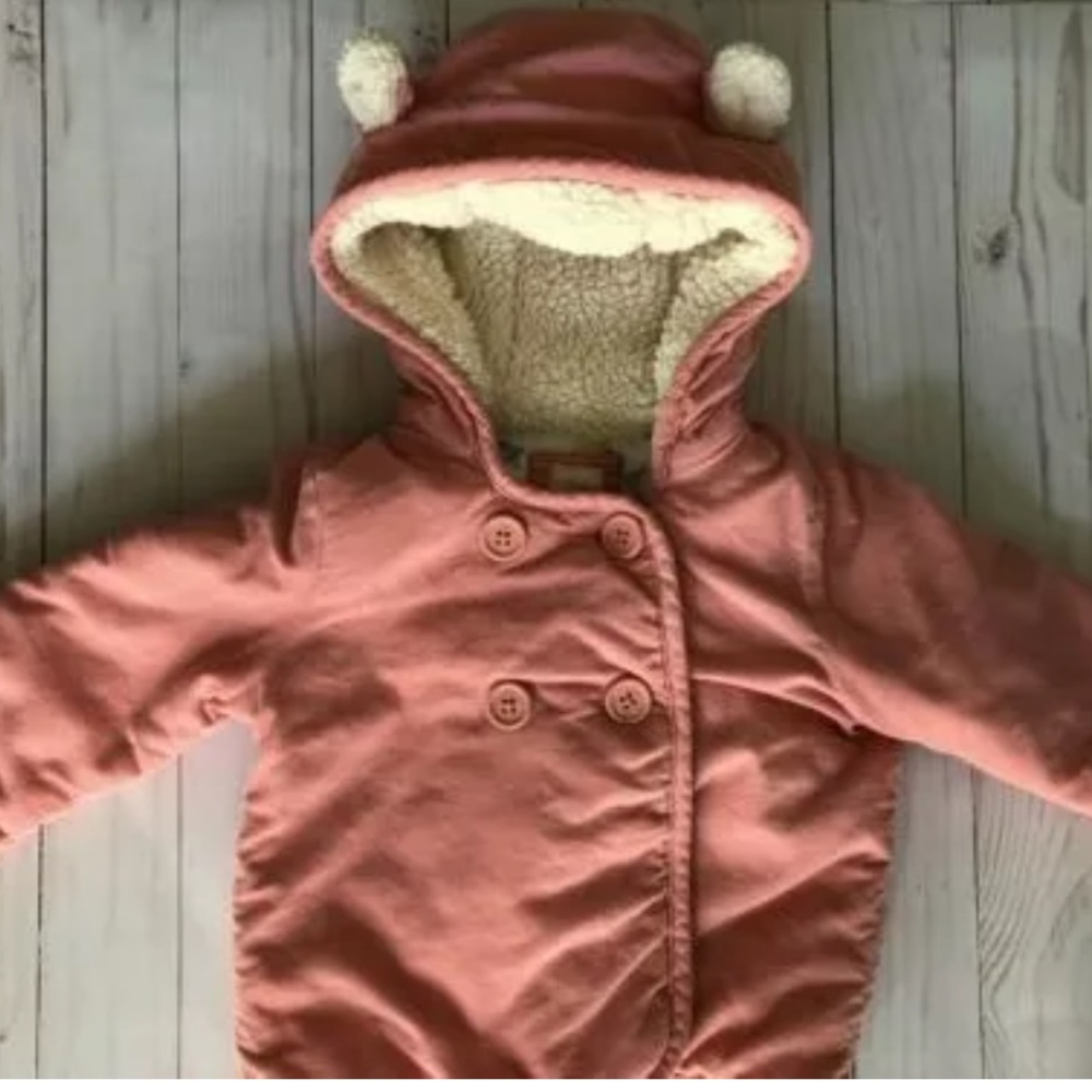 Baby Boden Pink Jacket EUC 12-18m